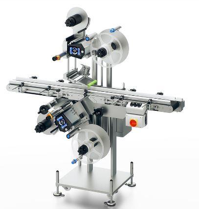 Étiqueteuse industrielle HERMA 652C - étiquetage des faces supérieures et inférieures avec 2 HERMA 500_0