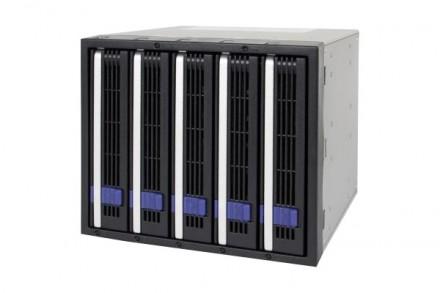 Backplane pour 5 disques SATA - ICY DOCK MB455SPF-B - 3 baies 5