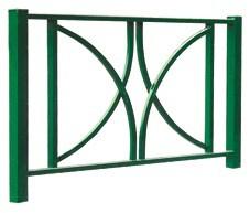 Barrière urbaine Ellipse - design, sobre, en acier avec options de personnalisation_0