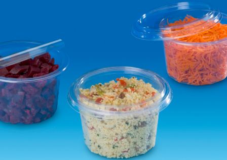 Boîtes alimentaires pour salade TUSIPACK - en polypropylène - pots_0