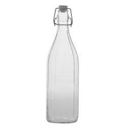 Bouteille facette Milly 1 l - Cerve 100 cl Transparent  Verre Table Passion - transparent verre 8001691268689_0