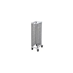CAMBRO - UGNPR11F180-480 - Chariot seau Gastronorm GN 1/1 - 73,03 x 43,8 x 170,7 cm - Gris chiné - gris matière synthétique UGNPR11F18480_0