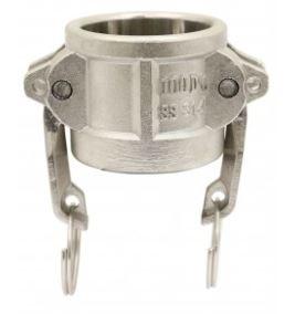 Coupleur bouchon - Type DC - Joints NBR - Inox 316 06CBI - Réf. : 06CBI - Irrigation, incendie, produits pétroliers, fluides compatibles_0