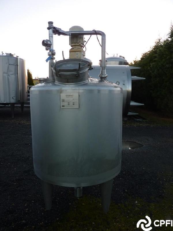 Cuve GOAVEC 750 L - Matériel d'occasion - Moteur testé - Isolation virole et fond - Agitation centrale_0