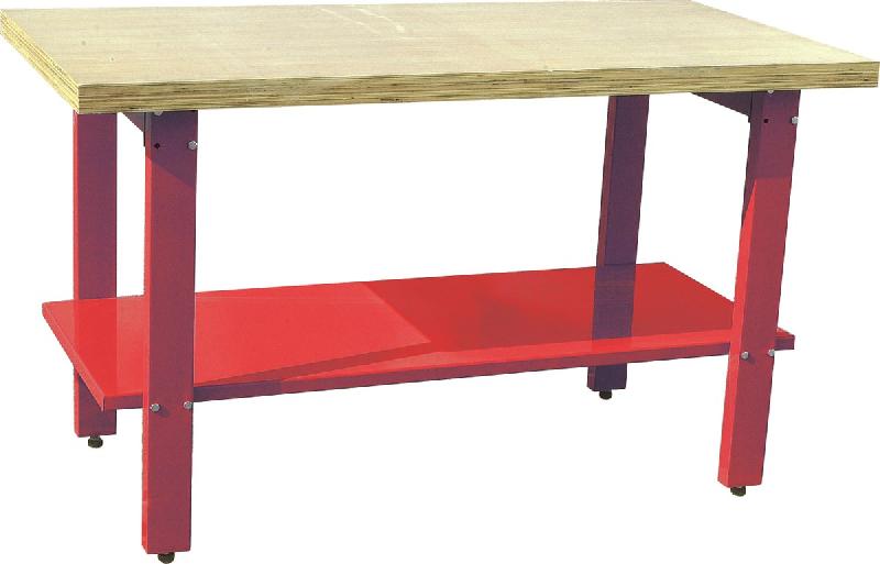 Établi bois Drakkar Équipement - modèle 09273 - longueur 1500 mm, largeur 750 mm, hauteur 890 mm_0