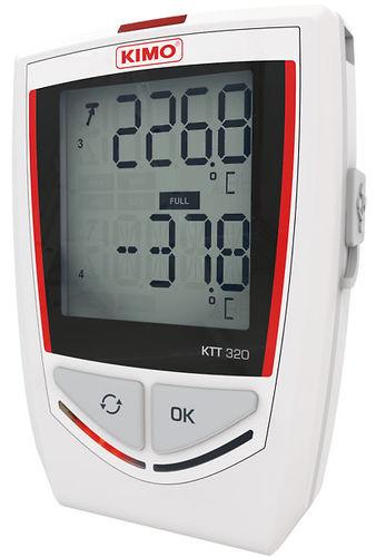Enregistreur de température 4 voies pour sondes thermocouples, Bluetooth - KIMKTT320 - Kimo Sauermann_0