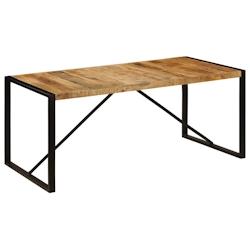 Helloshop26 - Table de salon salle à manger design 180 cm bois de manguier solide 0902278 - 3000124191308_0