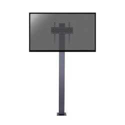 KIMEX Support vitrine pour écran TV 32''-65'' - A visser - Vesa 400x400 max - noir acier 3700685422292_0