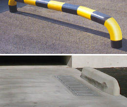 Guide-roue pour camions - Sécurité et facilité d'accostage - Modèles acier tubulaire et béton_0