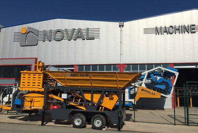 NBS 30-M Centrale à béton - Noval - mobile - capacité 30 m3/h_0