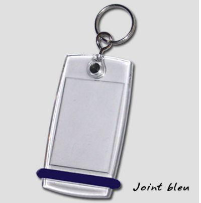 Porte-clés MINI-CREOGLASS - Joint bleu - Polycarbonate - 1 à 50 unités_0