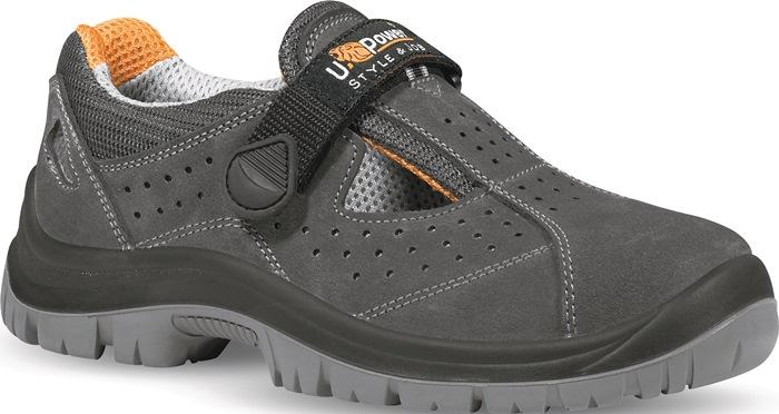 Sandale de sécurité MAGIC pointure 46 grise cuir velours S1P SRC EN ISO 20345 U.POWER_0