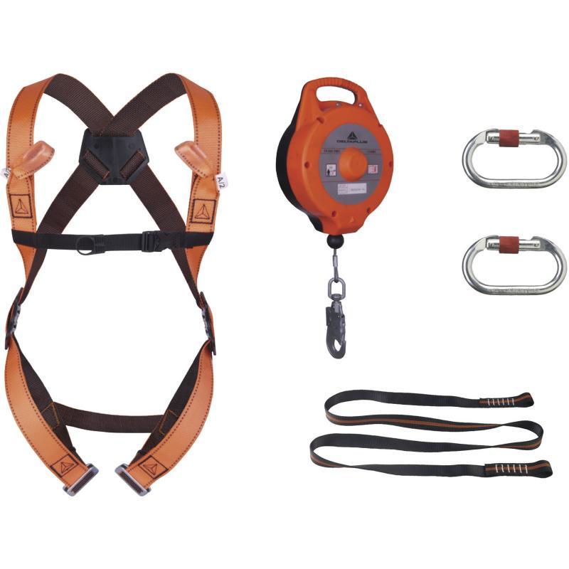 Kit antichute - ELARA270 - Harnais 2 points avec antichute à rappel automatique 10 m_0