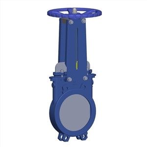 Vanne à guillotine - Gangye Valve - manuelle - unidirectionnelle - modèle JZU73X-10C - tailles DN50 à DN1600_0