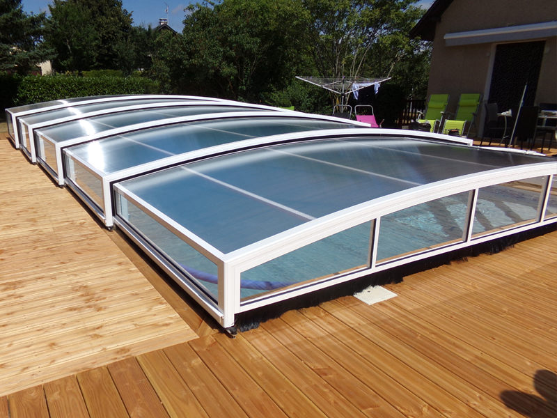 Abri piscine bas athènes / en aluminium et polycarbonate_1