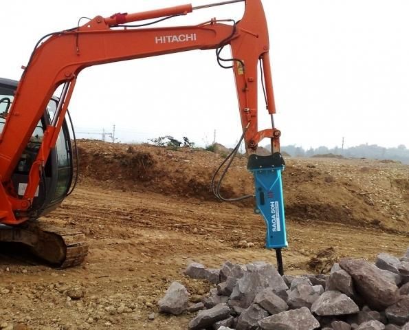 Brise-roches hydrauliques pour pelles de 4 à 7 tonnes