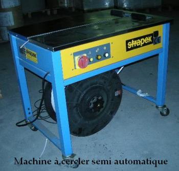 Cercleuse semi-automatique Strapex - Pour feuillard polypropylène 9 à 12mm - Tension 60 à 450N - Dimensions réglables_0