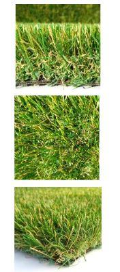 Gazon synthétique King Park - 45 mm de hauteur de fibres - 2 tons de vert et ton beige_0