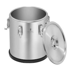 Helloshop26 - Conteneur isotherme 20 litres acier inoxydable brossé 14_0001145 - 3000179498988_0