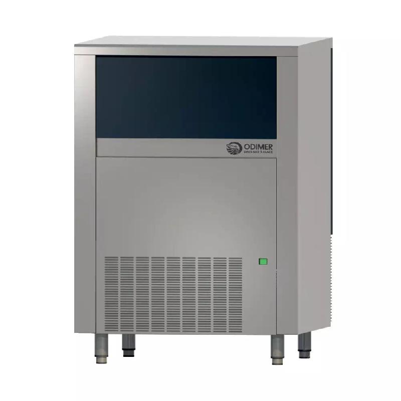Machine à glaçons pleins - ECP 135A - Production 130 kg/24h - Refroidissement par air - Stockage 65 kg_0