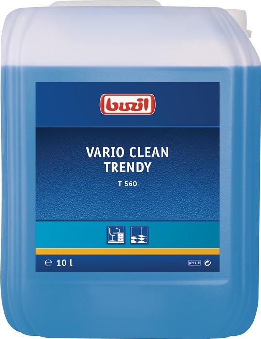 Nettoyant doux pour plastique - Vario Clean Trendy T 560 - 10L bidon - BUZIL_0