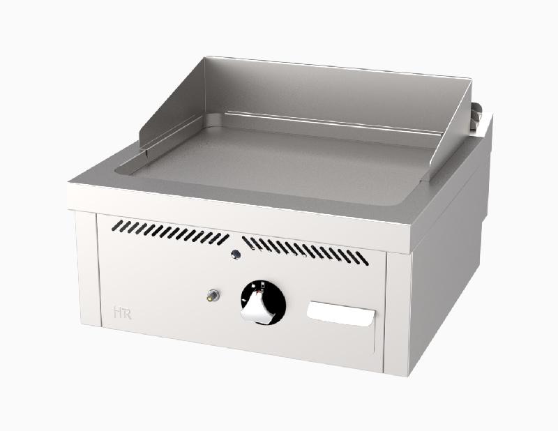 Plancha fry-top professionnelle à gaz à poser - 600x600x410 mm - plaque en acier rectifié - FT6006S_0