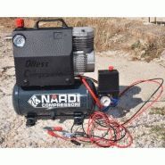 Compresseur basse pression 8 bars - Silverstone 2 12/24V - Cuve 5L - Nardi Compressori France_0