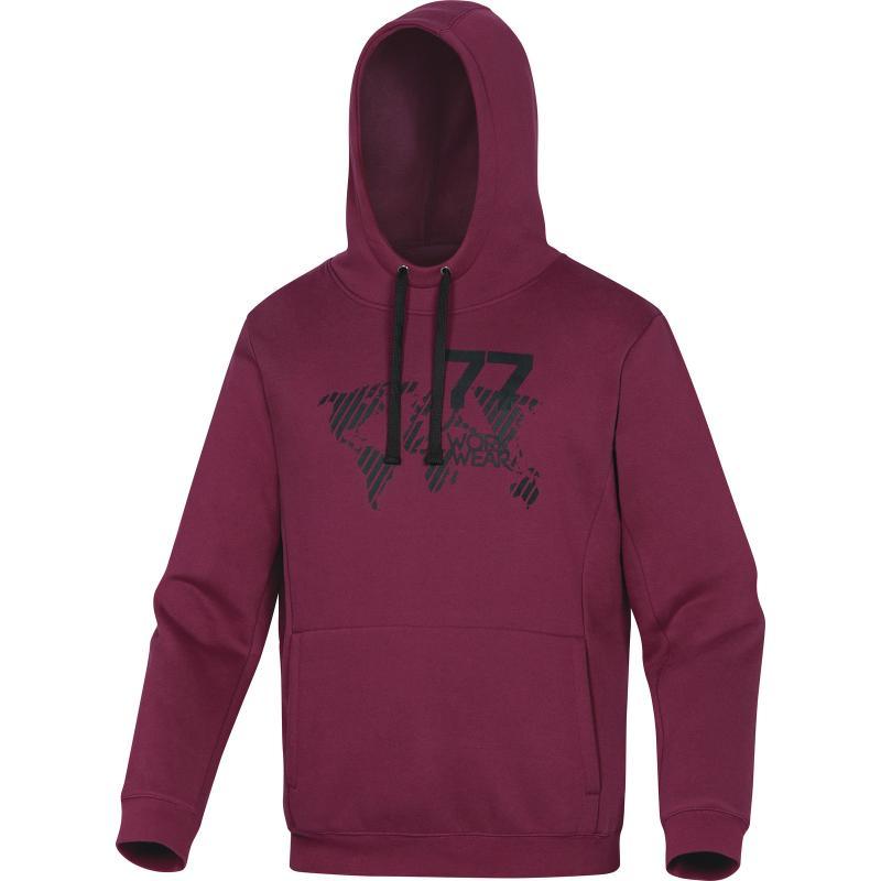 Sweat molleton polyester/coton - Lecco - avec capuche ajustable et poches basses_0