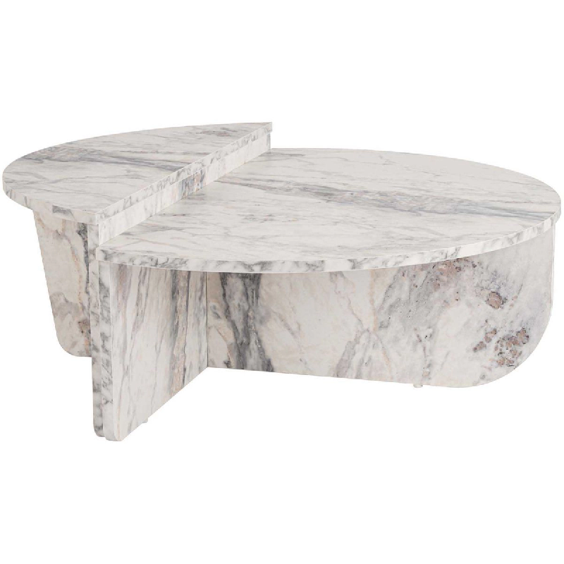 Table basse en aggloméré Podium marbre freesia Hanah Home - 8684283031252_0