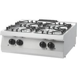 Table de cuisson haute performance - 4 brûleurs - Unité double - Profondeur 70cm - Gaz - 9396003_0