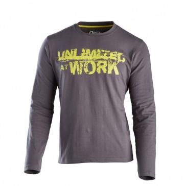 TEE-SHIRT ML AT WORK STRETCH GREY 3XL OPSIAL_0