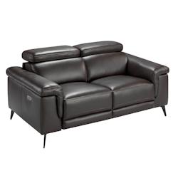 AC ANGEL CERDA Angel Cerdá Canapé relax 2 places en cuir marron chocolat 6050C 170 x 103 x 99 - marron fourrure 8435631002833_0