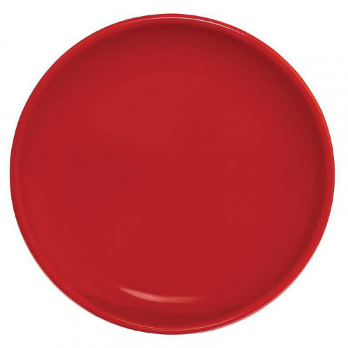 ASSIETTES CREUSES ROUGES OLYMPIA - LOT DE 12