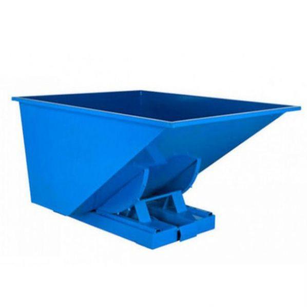 Benne auto-basculante de manutention 300 litres - Bleu - Pour papier - Marque Rolléco_0