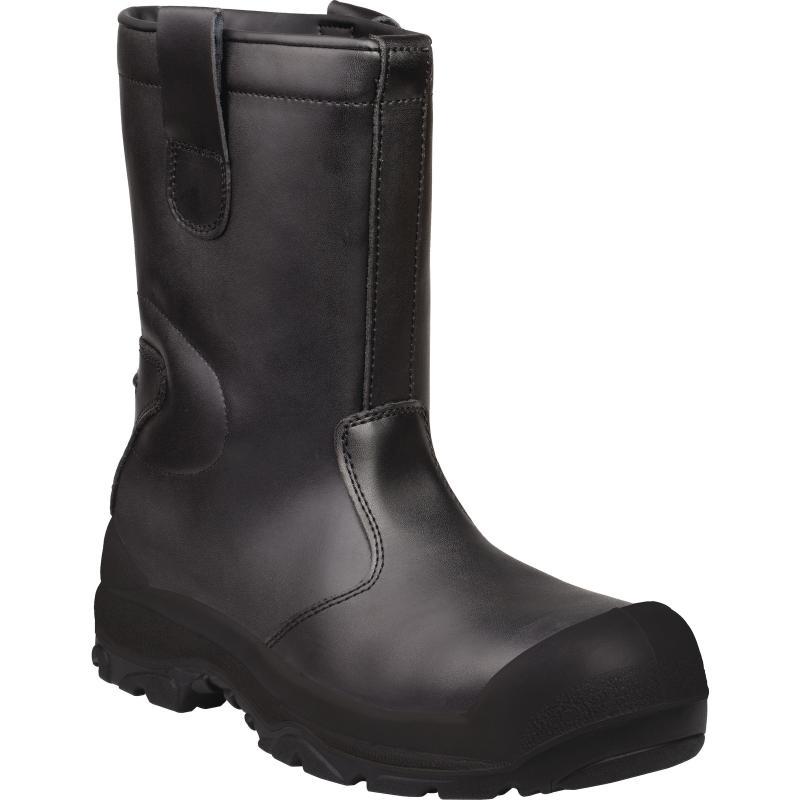 Bottes de sécurité fourrées en cuir vachette - Samaras3 - S3 avec protection talonnette en TPR_0