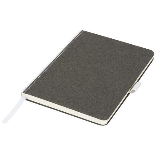 Carnet de notes en carton Espresso 10732300 - aspect naturel avec dos en tissu et 80 feuilles vierges_0