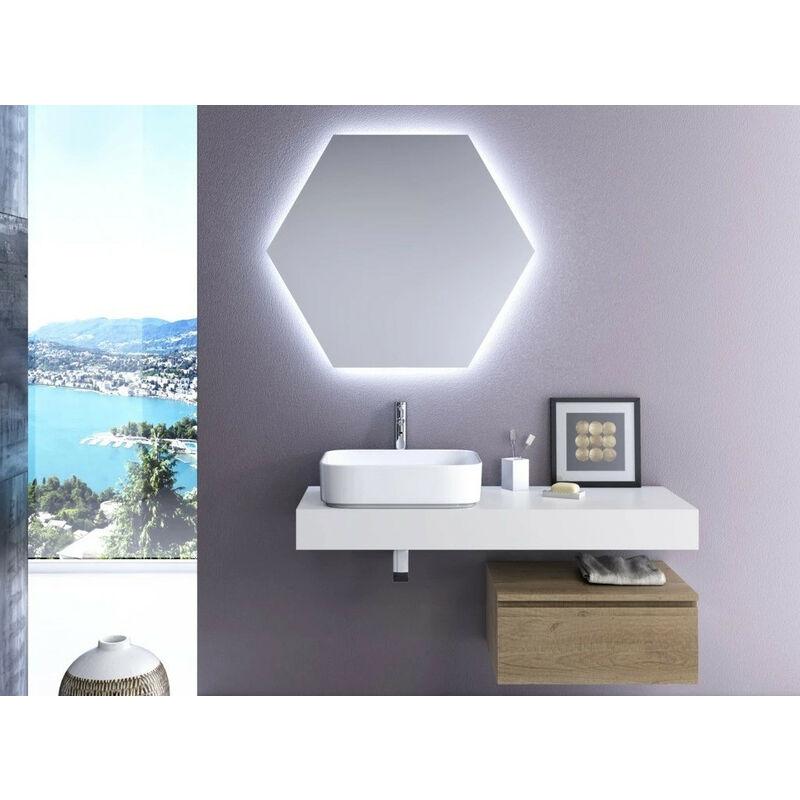 TFT HOME FURNITURE ENSEMBLE DE SALLE DE BAIN 4 PIÈCES YOKA CHÊNE MIEL