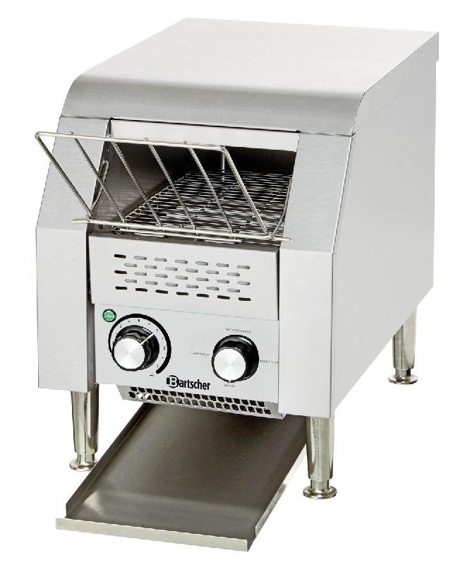 Grille-pain convoyeur Mini BARTSCHER - Acier inoxydable - 75 toasts/h - Vitesse réglable - 1,34 kW_0