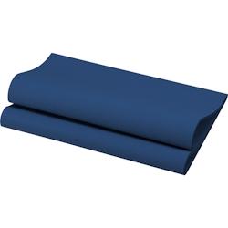 METRO PROFESSIONAL Serviettes Airlaid, 40 x 40 cm, 1/4 de pli, 4 plis, bleu foncé, 60 pièces - bleu textile 1893_0