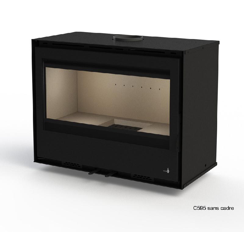 Pack insert ecodesign lagos-c-595 + ventilation + cadre 3 côtés - 6.5kw_0