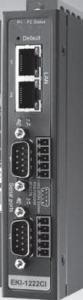Passerelle série Modbus 2 ports ethernet 2 ports COM format DB9 et 2 borniers à vis - Référence: EKI-1222CI-DE_0