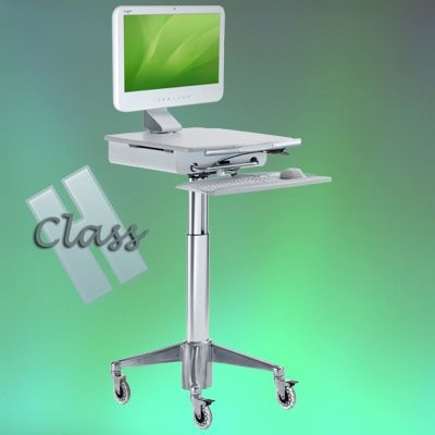 Pc Cart Plus H Class HD - Chariot médical informatique réglable en hauteur - Ergonoflex - 27,66 kg_0