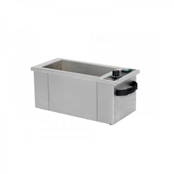 Petit bain-marie professionnel électrique Krampouz - modèle BECIF2 - compact en inox avec cuve pour 2 bacs GN 1/6_0