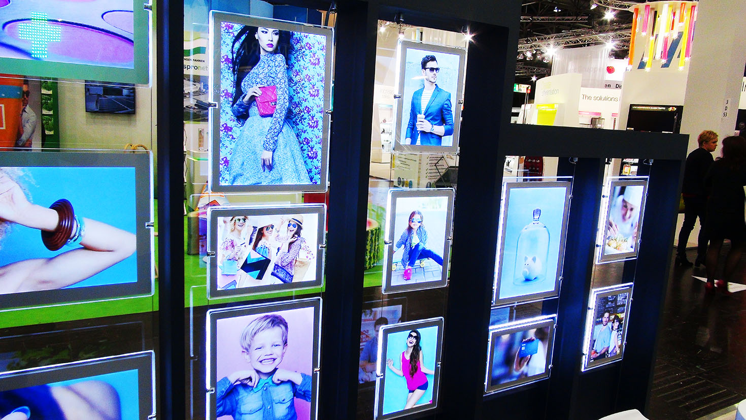Porte-affiche lumineux à LED - Modèle double face - Formats A4 et A3 - Série 2021_0