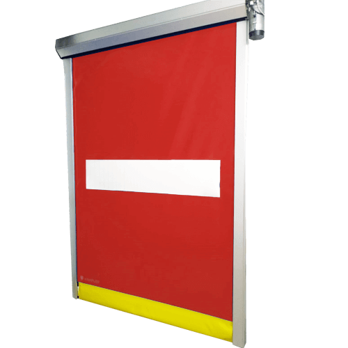Porte rapide isotherme enroulable pour chambre froide - Kavidoors - Température de +0º à -20º - Cadre inox et sécurité avancée_0