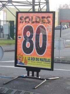 Porte-affiche Roseau SA2160 T - grandes dimensions 2m² - ressorts renforcés - poids 54 kg - couleur noir_0