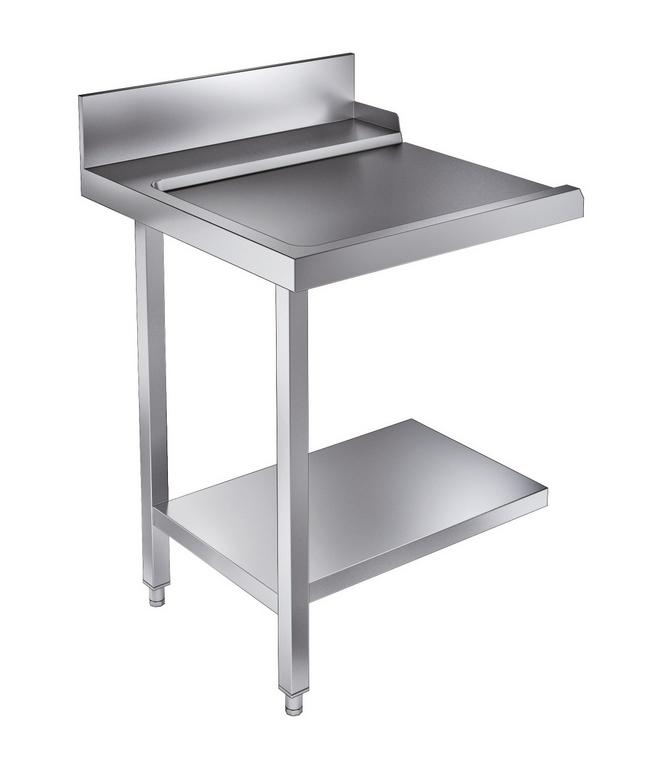 Table à gauche avec étagère pour 72800045-0046 - 700x750x900 mm d'écoulement - 7106.0025_0