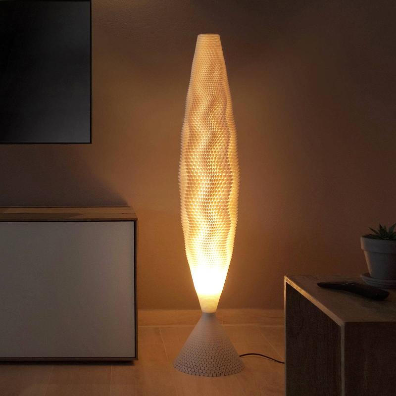 TAGWERK LAMPADAIRE KORAL EN BIOMATÉRIAU, LINEN, 115 CM