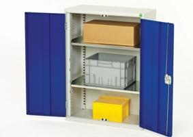 Armoire d'atelier à tablette - Réf 169 11 217.11v - Largeur 750 mm, Profondeur 550 mm, Hauteur 750 mm_0