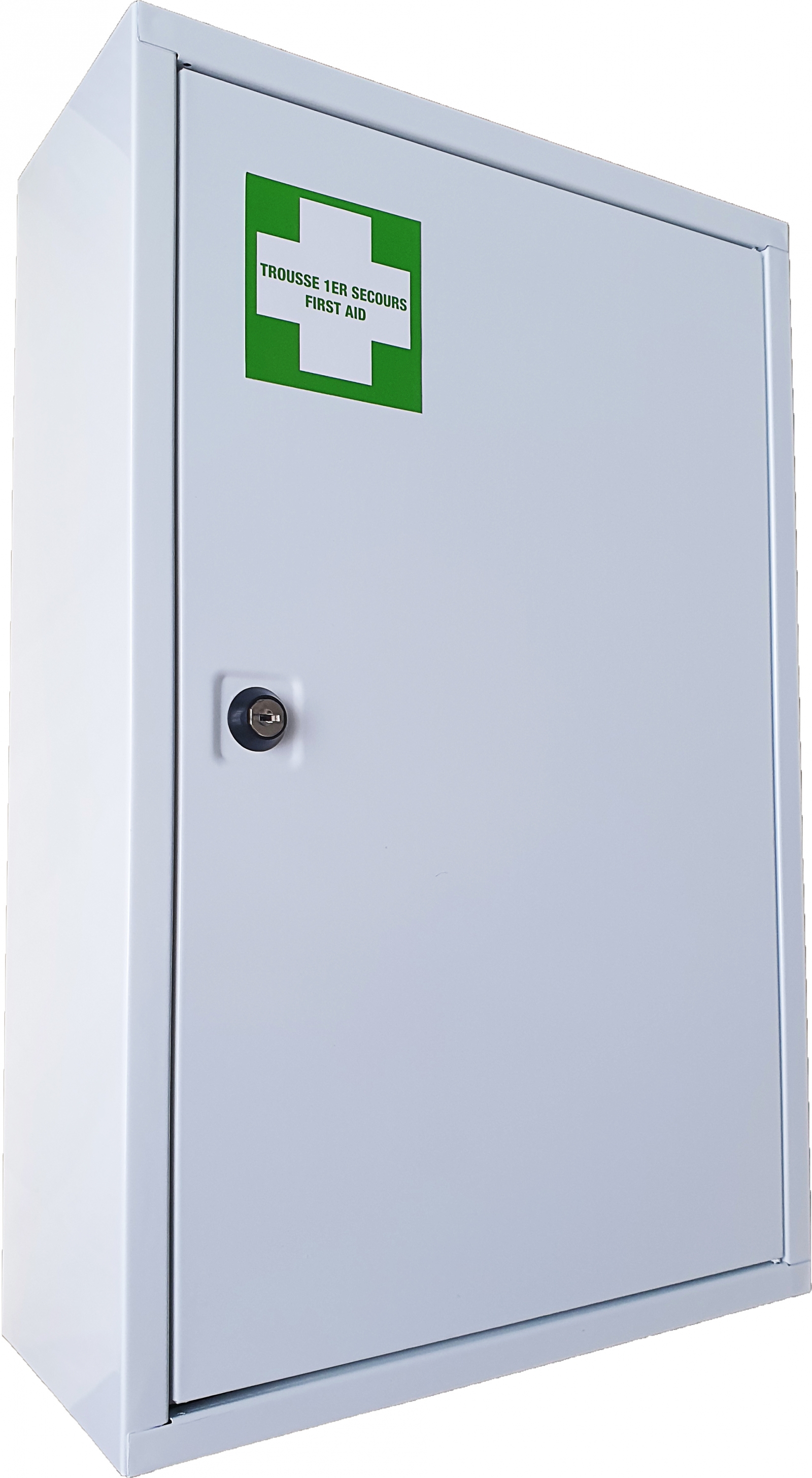Armoire à pharmacie sports extrêmes - ARM1P.CDS.SEXT - Métal blanc avec fixation murale et compartiments_0